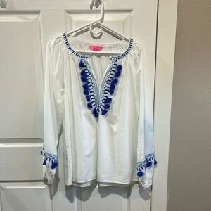 EUC Lilly Pulitzer pull over top